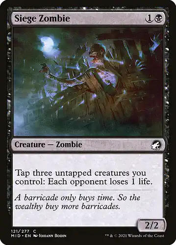 Siege Zombie - mid Spoiler