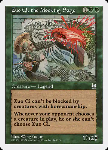 Zuo Ci, the Mocking Sage - ptk Spoiler