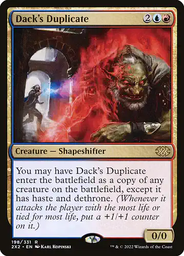 Dack's Duplicate - 2x2 Spoiler