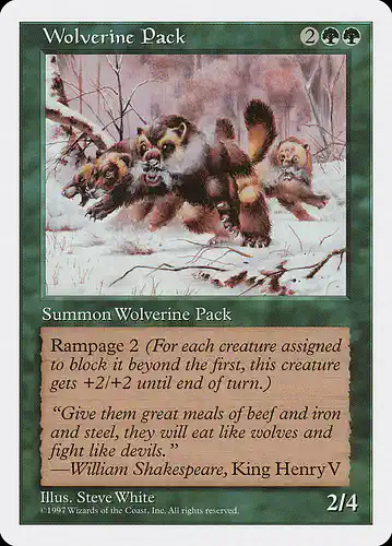 Wolverine Pack - 5ed Spoiler