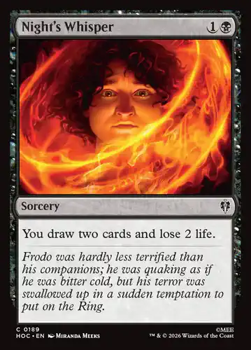 Night's Whisper - hoc Spoiler