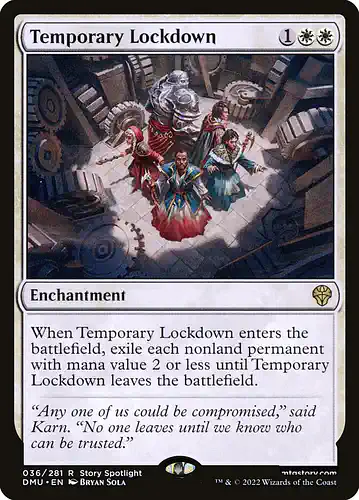 Temporary Lockdown - dmu Spoiler