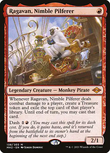Ragavan, Nimble Pilferer - mh2 Spoiler