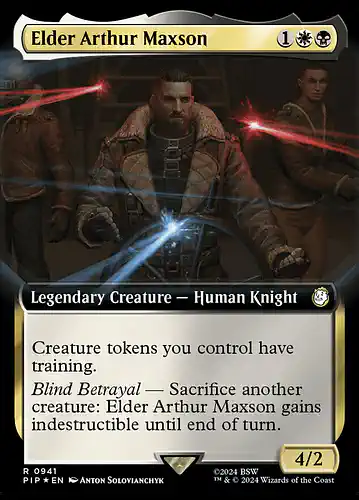 Elder Arthur Maxson - pip Spoiler