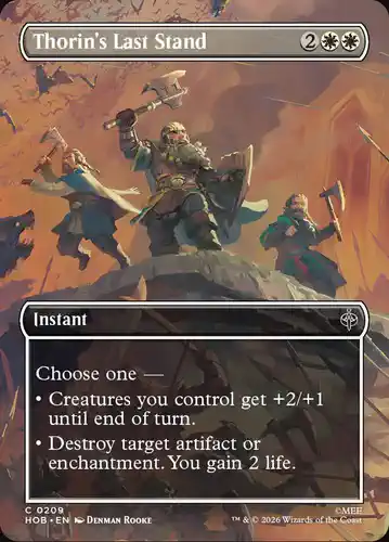 Thorin's Last Stand - hob Spoiler