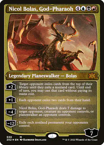 Nicol Bolas, God-Pharaoh - 2x2 Spoiler