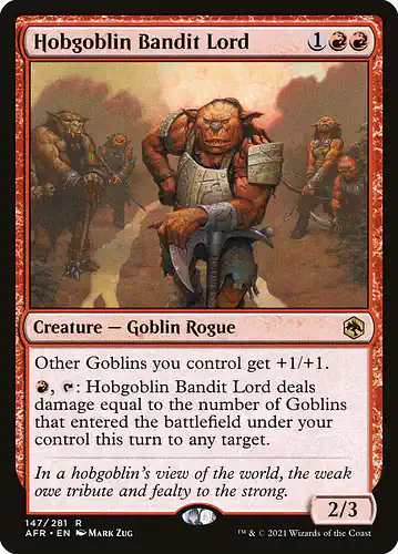 Hobgoblin Bandit Lord - afr Spoiler