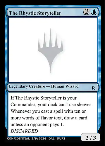 The Rhystic Storyteller - unk Spoiler