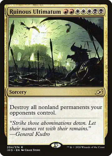 Ruinous Ultimatum - iko Spoiler