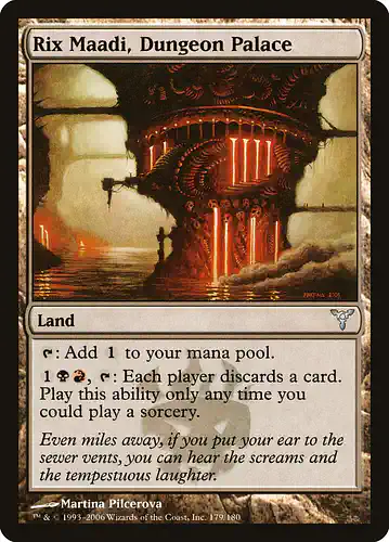 Rix Maadi, Dungeon Palace - dis Spoiler