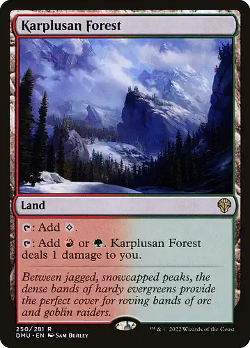 Karplusan Forest - dmu Spoiler