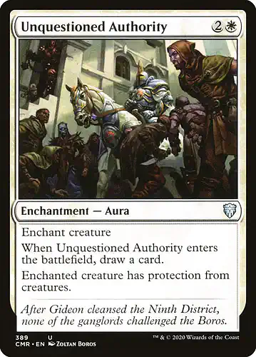 Unquestioned Authority - cmr Spoiler