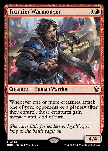 Frontier Warmonger - mkc Spoiler