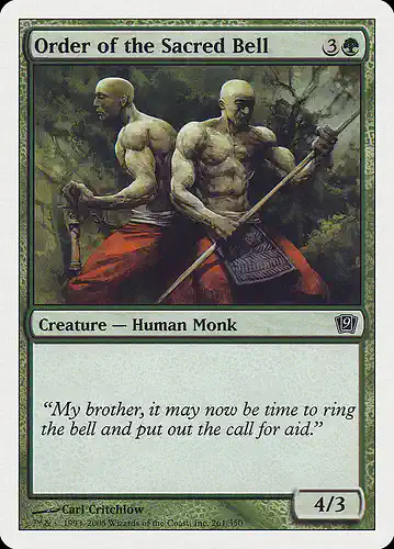 Order of the Sacred Bell - 9ed Spoiler