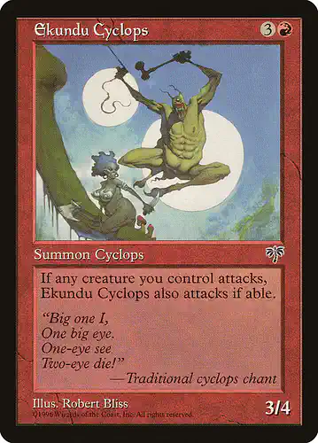 Ekundu Cyclops - mir Spoiler