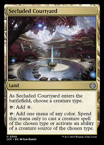 Secluded Courtyard - lcc Spoiler