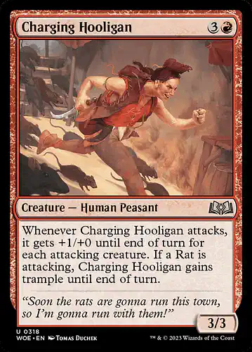 Charging Hooligan - woe Spoiler