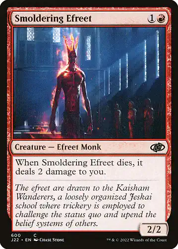 Smoldering Efreet - j22 Spoiler