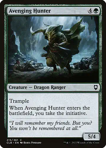 Avenging Hunter - clb Spoiler