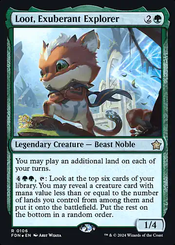Loot, Exuberant Explorer - fdn Spoiler