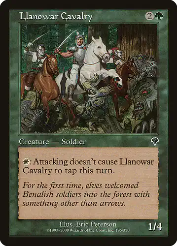 Llanowar Cavalry - inv Spoiler