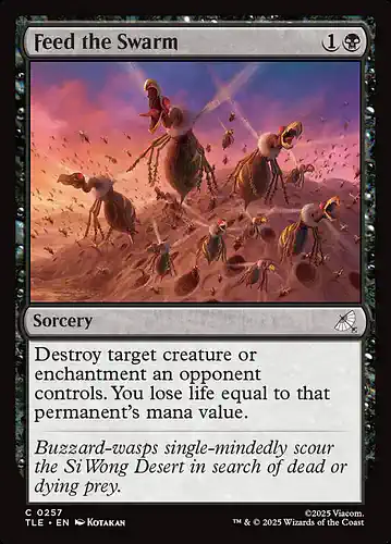 Feed the Swarm - tle Spoiler
