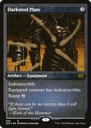 Darksteel Plate - 2x2 Spoiler