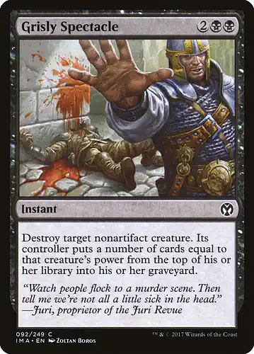 Grisly Spectacle - ima Spoiler