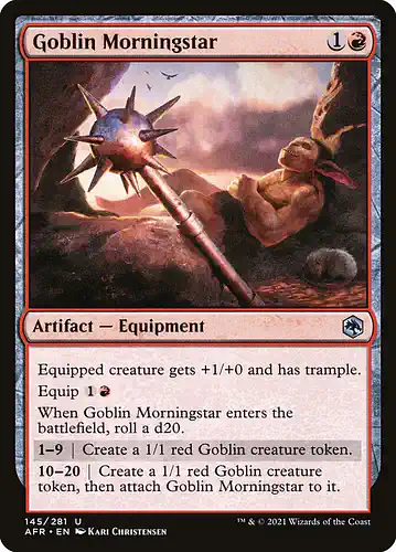 Goblin Morningstar - afr Spoiler