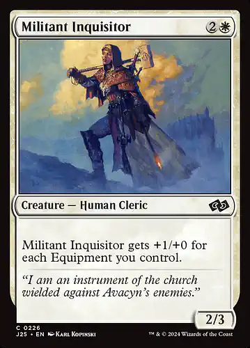 Militant Inquisitor - j25 Spoiler