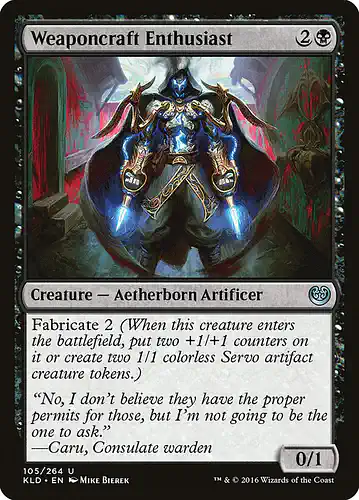 Weaponcraft Enthusiast - kld Spoiler