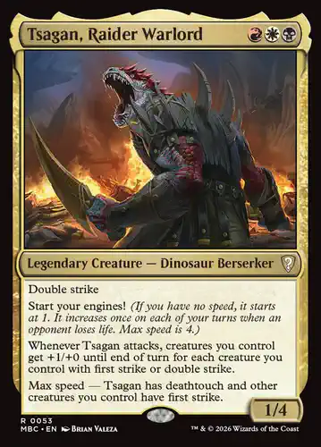 Tsagan, Raider Warlord - mbc Spoiler