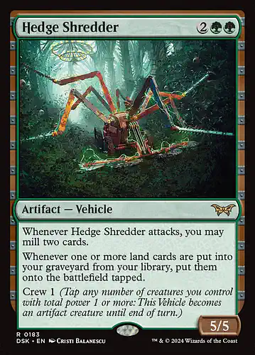 Hedge Shredder - dsk Spoiler