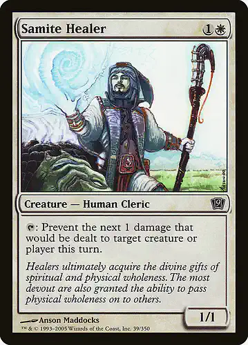 Samite Healer - 9ed Spoiler