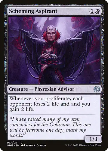 Scheming Aspirant - one Spoiler