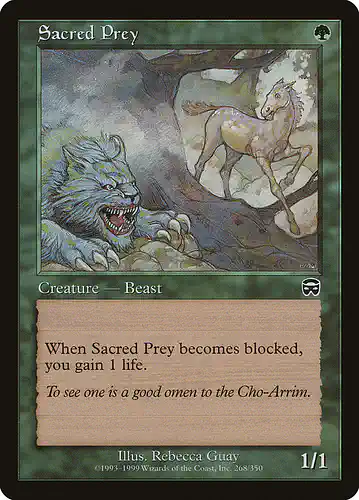 Sacred Prey - mmq Spoiler