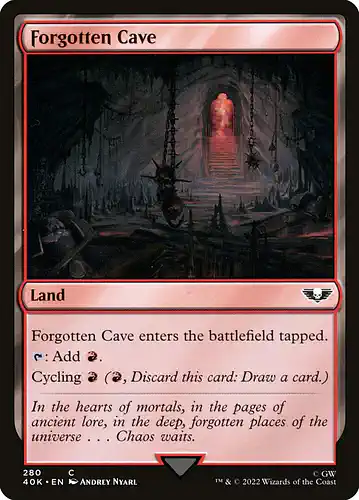 Forgotten Cave - 40k Spoiler