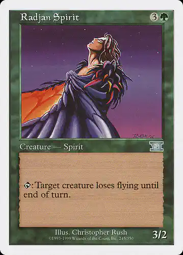 Radjan Spirit - 6ed Spoiler