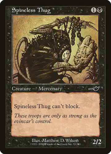 Spineless Thug - nem Spoiler