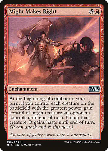 Might Makes Right - m15 Spoiler