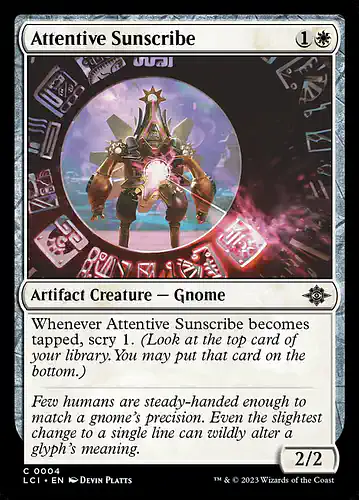 Attentive Sunscribe - lci Spoiler