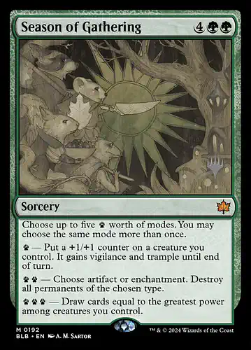 Season of Gathering - blb Spoiler