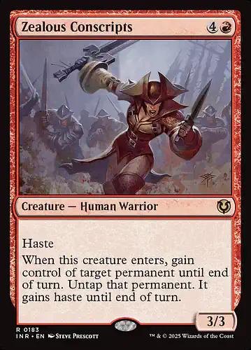 Zealous Conscripts - inr Spoiler
