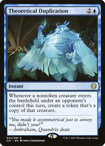 Theoretical Duplication - c21 Spoiler