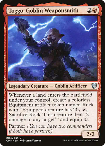 Toggo, Goblin Weaponsmith - cmr Spoiler