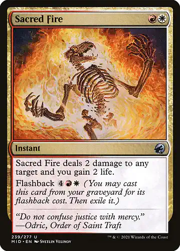 Sacred Fire - mid Spoiler