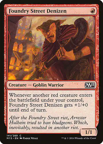 Foundry Street Denizen - m15 Spoiler