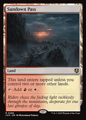 Sundown Pass - inr Spoiler