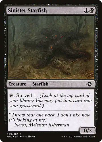 Sinister Starfish - mh2 Spoiler