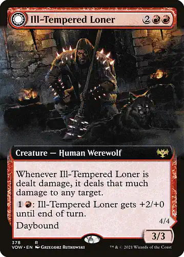 Ill-Tempered Loner - vow Spoiler